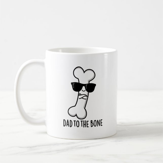 Taza De Café Papá En El Hueso Funny Anatomy Pun (Izquierda)