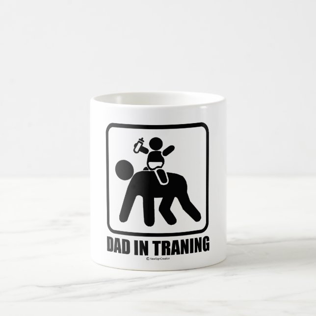Taza De Café Papá entrenando (Centro)