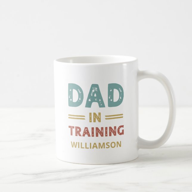 Taza De Café Papá entrenando a los padres como regalo del día p (Derecha)