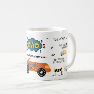 Taza De Café Papá eres como el mejor coche