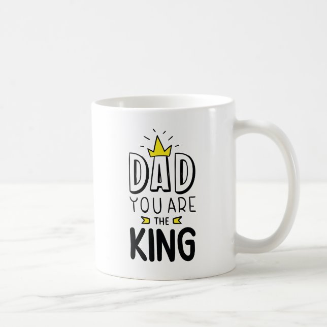 Taza De Café Papá, Eres El Rey (Derecha)