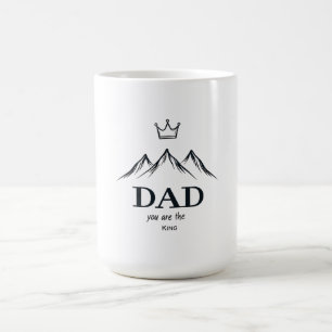 Taza De Café "Papá, eres el rey" Personalizado Mug