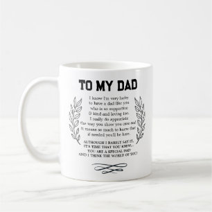 Taza De Café Papá, eres papá especial