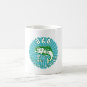 Taza De Café "Papá es mi amigo pescador"