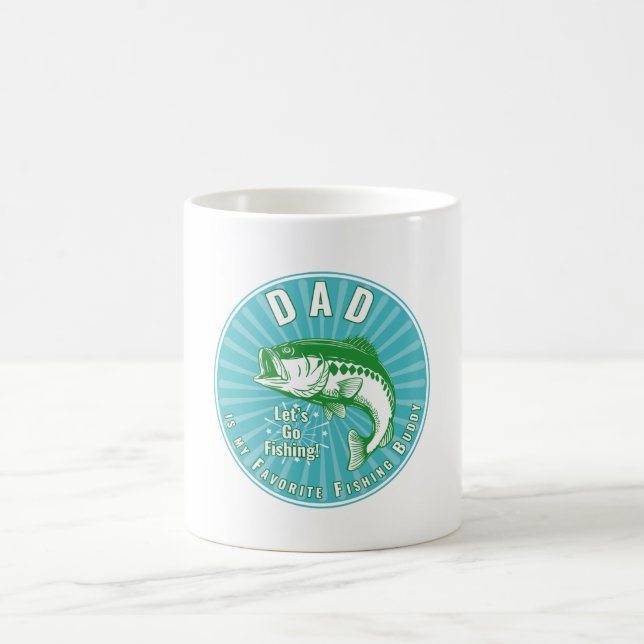 Taza De Café "Papá es mi amigo pescador" (Centro)