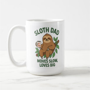 Taza De Café Papá eslovaco - Se mueve lento, ama grande