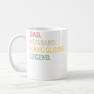 Taza De Café Papá Esposo Leyenda del vuelo libre Papá vuelo lib