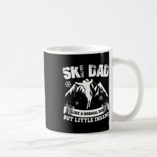 Taza De Café Papá Esquí No Normal Pequeños Esquiadores Locos Es