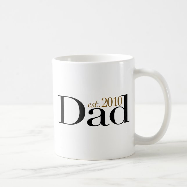 Taza De Café Papá Est 2010 (Derecha)