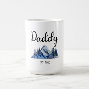 Taza De Café Papá Est 2023, Mamá Y Papá Mugs, Padres Mugs