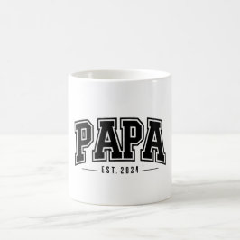 Taza De Café Papa Est. 2024 - Celebración de los nuevos abuelos