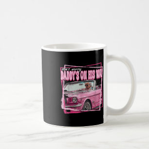 Taza De Café Papá está de camino, casa de los niños, Donald Tru