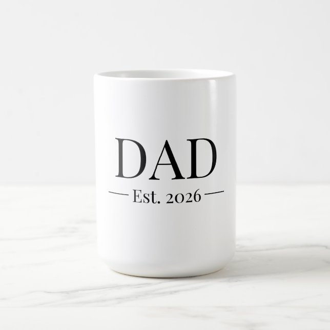 Taza De Café Papá Establecido 2026 (Centro)