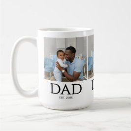 Taza De Café Papá Establecido Clásico Gorras Blanco Foto