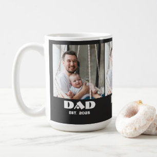 Taza De Café Papá Establecido Guión Negro 3 Foto