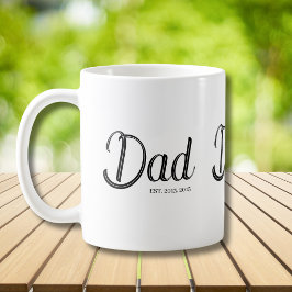 Taza De Café Papá Establecido Nuevo Regalo para Papá