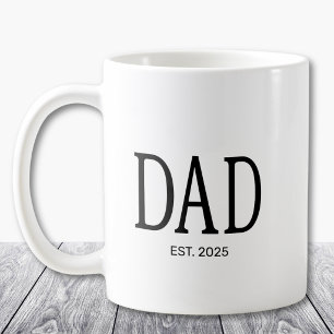 Taza De Café Papá Estableció Nuevo Regalo de Papá