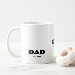 Taza De Café Papá Estableció Nuevo Regalo para Papá