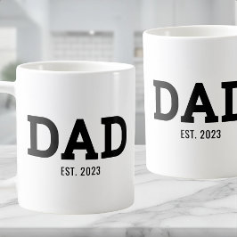 Taza De Café Papá Estableció Nuevo Regalo para Papá