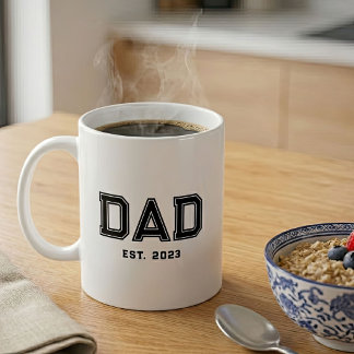 Taza De Café Papá Estableció Nuevo Regalo para Papá