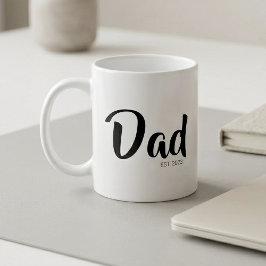 Taza De Café Papá Estableció Nuevo Regalo para Papá
