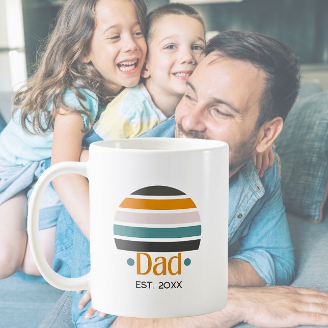 Taza De Café Papá estableció retro (Subido por el creador)