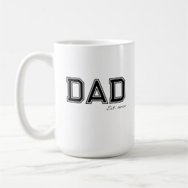 Taza De Café "Papá" "Esté 20xx" Regalo de cumpleaños del Día de
