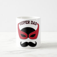 Papá estupendo con el bigote