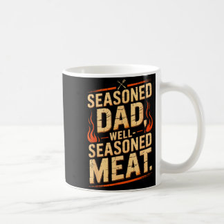 Taza De Café Papá Experimentado Carne Retro Divertido Amantes D
