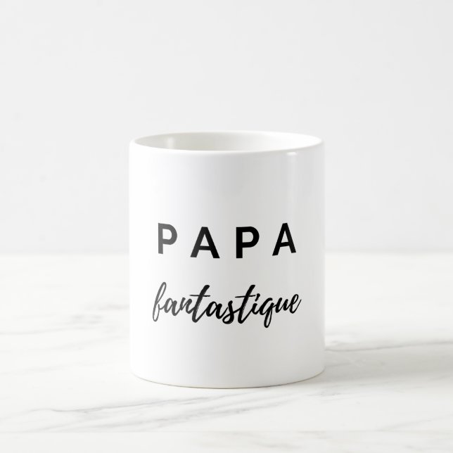 Taza De Café Papa fantastique (noir) (Centro)