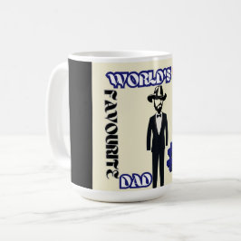 Taza De Café Papá favorito del mundo #1