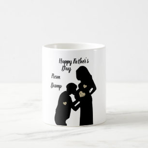 Taza De Café Papá feliz del día de padre del topetón