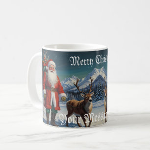 Taza De Café Papá festivo Papá Noel
