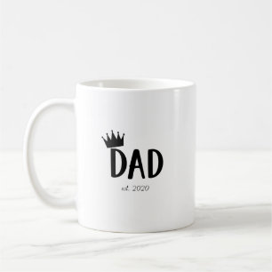 Taza De Café Papá fundado 2020   Personalizado