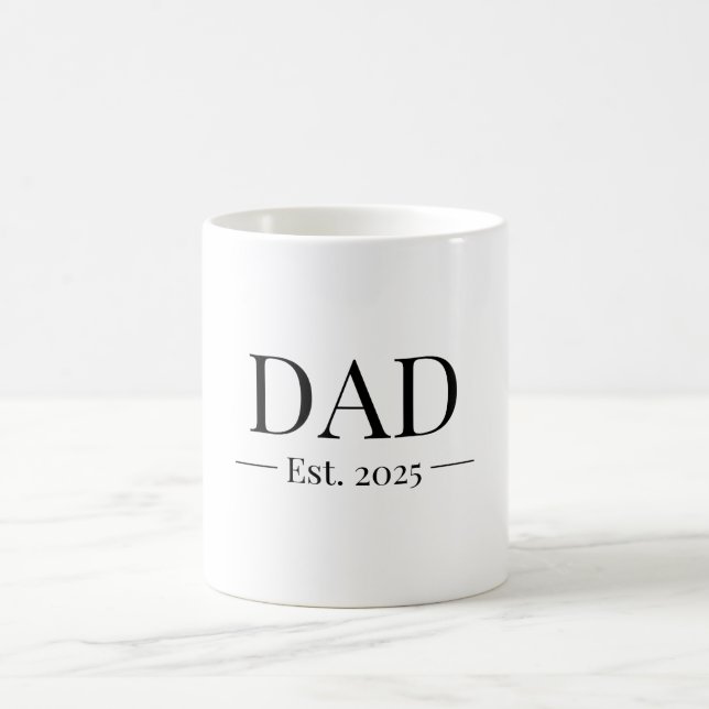 Taza De Café Papá fundado 2025 (Centro)