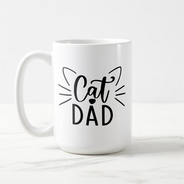 Taza De Café Papá gato (Izquierda)