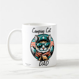 Taza De Café Papá gato del camping