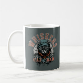 Taza De Café Papá Gato Grunge