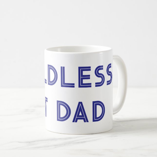 Taza De Café Papá gato sin hijos (Anverso derecho)