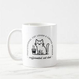 Taza De Café Papá gato y amantes del café hombres divertidos hi