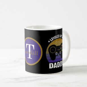 Taza De Café Papá genial nuevo agrega monograma videojugador