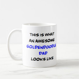 Taza De Café papá goldendoodle, impresionante