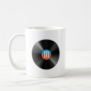Taza De Café Papá Golf Scramble Retro Vinilo Monograma Nombre