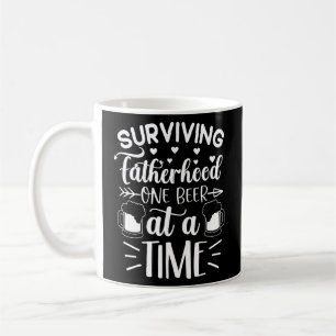 Taza De Café Papá gracioso - Sobreviviendo a la paternidad con