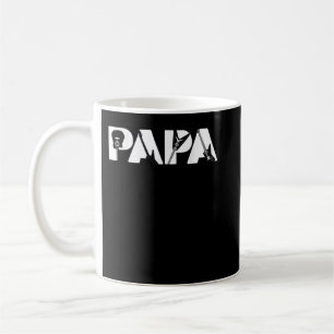 Taza De Café Papa Guitarrista Principal Papá Divertido Papá Gui