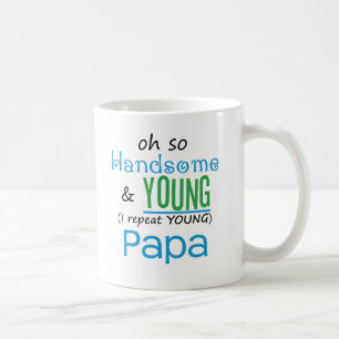 Taza De Café Papá hermosa y joven