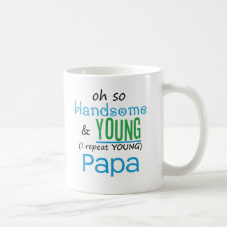 Taza De Café Papá hermosa y joven