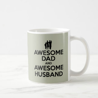 Taza De Café Papá impresionante y marido impresionante