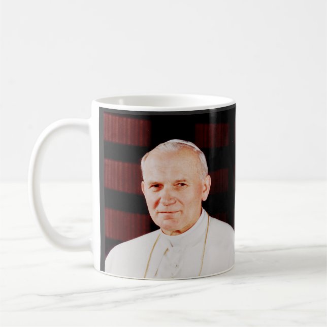 Taza De Café Papa Juan Pablo II (Izquierda)