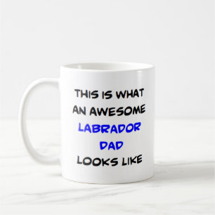Taza De Café papá labrador, impresionante